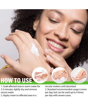 Natural Antifungal Cream for Athlete's Foot, Eczema, Jock Itch, Ringworm & Nail Fungus - Tea Tree Oil, Aloe Vera, Vitamin E Infused - Buy Online on GoSupps.com