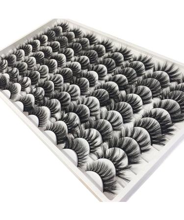 Ruairie 40 Pairs Faux Mink Lashes - 10 Styles - 8D Dramatic Volume - Bulk Wholesale - Buy Online on GoSupps.com