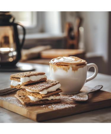 Jordan's Skinny Mixes Sugar Free S'mores Syrup | Zero Calories Zero Sugar Zero Carbs | For Coffee Tea Lattes | 1 Bottle (750 mL) - Buy Online on GoSupps.com