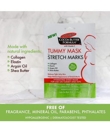 Palmer's Cocoa Butter Tummy Mask for Stretch Marks | Single Use (1.1 fl oz) - Buy Online on GoSupps.com