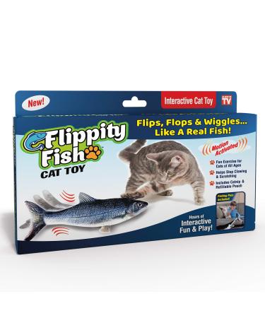 Ontel Flippity Fish Cat Toy Pack of 1