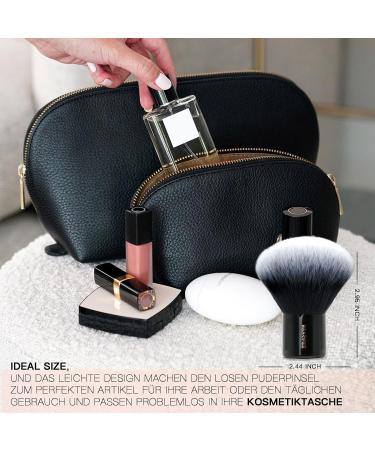 Buy Dome Kabuki Blush Powder Makeup Brush - Synthetic Bristles Black | International Shipping - Buy Online on GoSupps.com