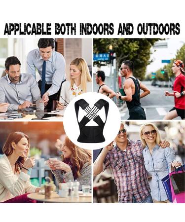 Back Brace Pads for Men and Women Breathable Back Brace Pads for Gently and Comfortably Wear Easy to Wear & Elasticity Adjustable for Home Office Leisure Study Driving Sports (L) - Buy Online on GoSupps.com