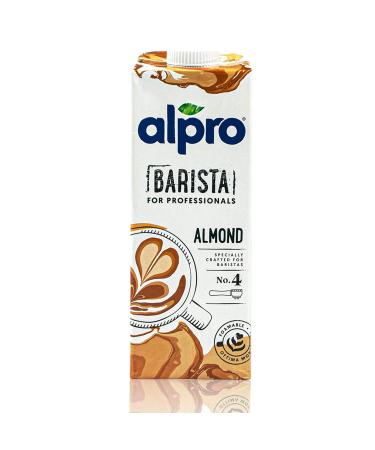Buy Alpro Almond Drink 8 Pack - Professional Barista 1L | Ideal for Foaming Coffee Shakes & Smoothies - Buy Online on GoSupps.com