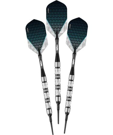 Viper Diamond 90% Tungsten Soft Tip Darts Set - 18g Black Rings & Flights - Storage/Travel Case Included - Buy Online on GoSupps.com