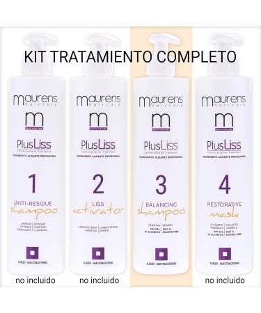  MAURENS Maurens. PlusLiss Keratin Balancing Shampoo with Argan Oil and Silk Proteins Salt and Sulfate Free. 500 ml - Buy Online on GoSupps.com