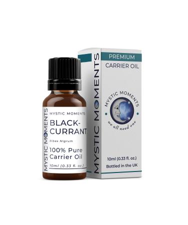Mystic Moments |Black Johannis -Samen -Samen -B rs oil 10 ml - pure and natural oil Perfect for hair face nails aromatherapy massage and oil thinning vegan GVO