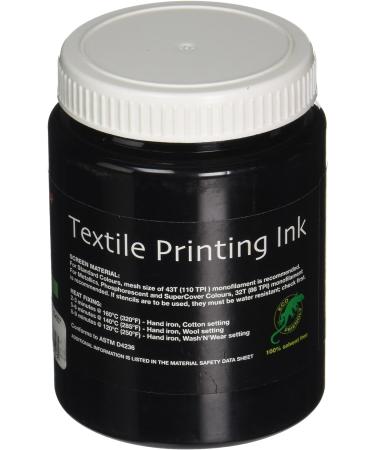 Permaset Aqua Supercover 300ml Fabric Printing Ink - Black | High-Quality Ink for Fabric Printing - Buy Online on GoSupps.com