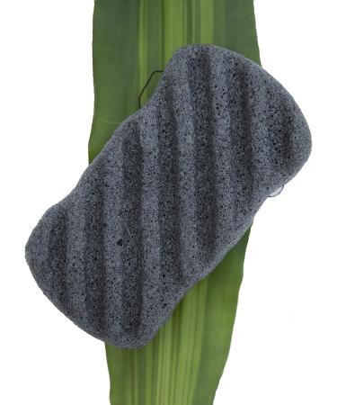 NORI KONJAC Sponge: Bamboo Charcoal & Natural Fiber | All Skin Types | Cleanses and Exfoliates | Daily Skincare Routine - Buy Online on GoSupps.com