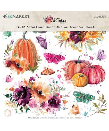 ARToptions Spice Rub-Ons 12"X12" 1/PkgAOS25316