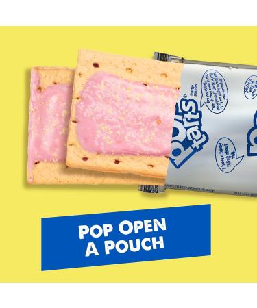 Pop-Tarts Toaster Pastries Breakfast Foods Kids Snacks - Frosted Lemon Blueberry Crumble - 8 Pop-Tarts - Buy Online on GoSupps.com