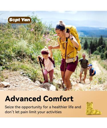 SEPT YAN Glucosamine Chondroitin Gummies - Lemon and Turmeric - 60 Gummies - Buy Online on GoSupps.com