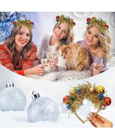 XNHIU Christmas Headband Colorful Christmas Balls Headbands Christmas Party Holiday Headbands Christmas Party Dress Up Accessories for Women Girls - Buy Online on GoSupps.com
