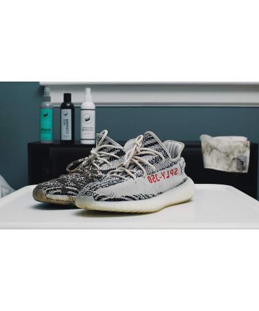 Factory Laced Shoe Cleaner Kit | All-Natural 8 Oz. Shoe Cleaner with Brush & Microfiber Towel - Perfect for Canvas, Mesh, Suede, Leather & More! - Buy Online on GoSupps.com
