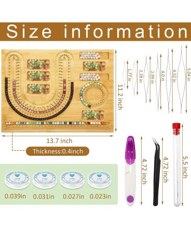 Jutom Bead Design Board and Measuring Mat Set - Craft Supplies for DIY Jewelry Making - Buy Online on GoSupps.com