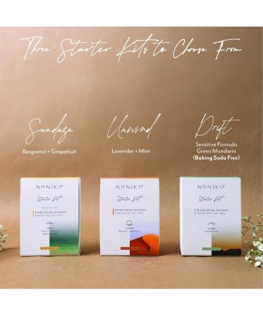 Natural Deodorant - DRIFT STARTER KIT - Stainless Steel Container - Aluminum Free Paraben Free Plastic Free - For Men & Women Green Mandarin - Sensitive Formula Drift (Green Mandarin - Sensitive Formula) - Buy Online on GoSupps.com