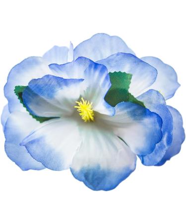 Hula Girl Hibiscus Flower Hair Clips - 12 Pack, Assorted Colors, Perfect for Events & Decor - Buy Online on GoSupps.com
