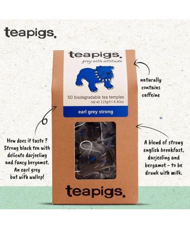  Teapigs teapigs Tea Bags Earl Grey Strong Black 50 Bags 250g - Buy Online on GoSupps.com