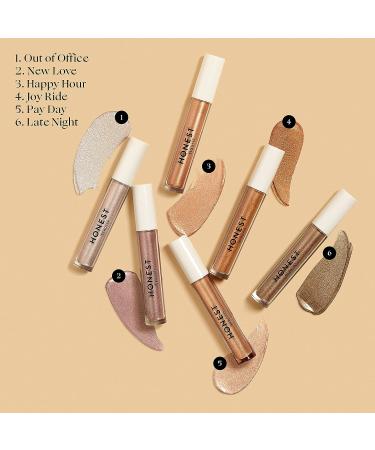 Honest Beauty Eye Catcher Lid Tint - Vegan & Cruelty-Free Liquid Eyeshadow | Joy Ride .12 fl oz - Buy Online on GoSupps.com