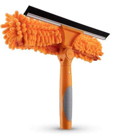 Window Washing Kit with 20+ Foot Reach | Telescopic Extension Pole, Squeegee, and Cleaner | Indoor/Outdoor Window Cleaning Equipment - Buy Online on GoSupps.com