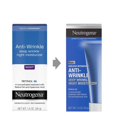 Neutrogena Anti-Wrinkle Night Moisturizer 1.4 oz - Deep Wrinkle Repair - Buy Online on GoSupps.com