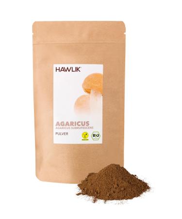 Hawlik vital mushrooms Agaricus powder - 100g in a standing floor bag - ideal for mixing - natural cultivation - gentle drying - vegan 100g powder