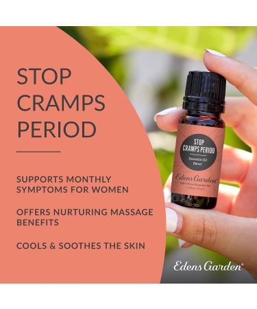 Edens Garden Stop Cramps - 100% Pure Essential Oil Blend for Menstrual Relief & PMS - Therapeutic Aromatherapy Roll-On 10 ml - Buy Online on GoSupps.com