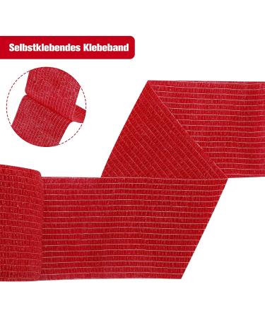 Tonyg-P 12 Roll Self-Adhering Elastic Cohesive Bandage - Ideal for Athletes & Sports - 5cm x 4.5m - Buy Online on GoSupps.com
