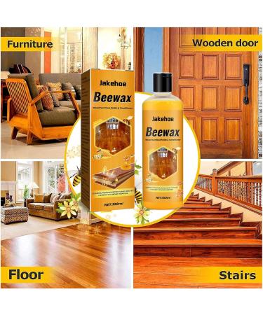 Bees Wax Furniture Polish and Cleaner Agent | 100ml Natural Bee Wax Wood Polish - Multifunctional Wood Polish Shine and Protect Wood Cleaner for Multisurface Fingerprints Tables Money money - Buy Online on GoSupps.com