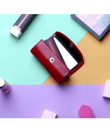 CHERKRAFT Red Lipstick Case with Mirror - Handbag Organizer and Lipstick Holder - Buy Online on GoSupps.com