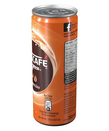 Buy Nescaf Xpress Cappuccino Pack of 12 (12 x 250 ml) - Disposable Coffee | International Shipping Available - Buy Online on GoSupps.com