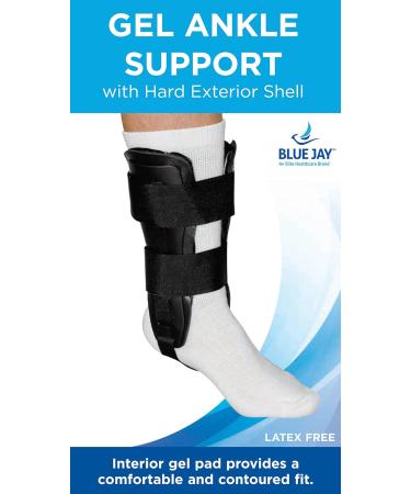 Buy Blue Jay Gel Ankle Support - Elite Healthcare Brand with Hard Shell & Comfort Fit | International Shipping Available - Buy Online on GoSupps.com