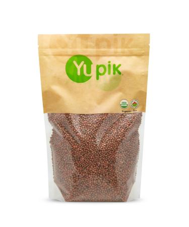 Yupik Organic Brown Lentils 1kg Non-GMO Vegan Gluten-Free Kosher Raw Salt-Free High in Fiber & Protein Ideal for Soups Salads & Meat Alternatives 1 kg (Pack of 1)