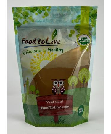 Food to Live Organic Chaga Mushroom Powder 1 Pound All Natural Vegan Superfood for Immunity and Holistic Wellness. Rich in Antioxidants and Nutrient-Packed. Non-GMO. 100% Pure. Kosher 16 Ounce (Pack of 1)