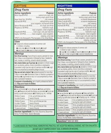 Hyland's Naturals Kids Organic Elderberry Plus Gummies + 4Kids Cold & Cough Daytime (4 fl. oz.) & Nighttime (4 fl. oz.) Value Pack Cough Syrup - 48 Vegan Kids Gummies + 8oz. Cold & Cough Syrup - Buy Online on GoSupps.com