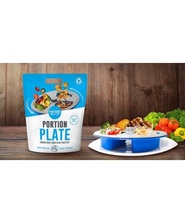 Portions Master All in One Plate - Diet Weight Loss Aid for Food Management and Servings Control - Buy Online on GoSupps.com
