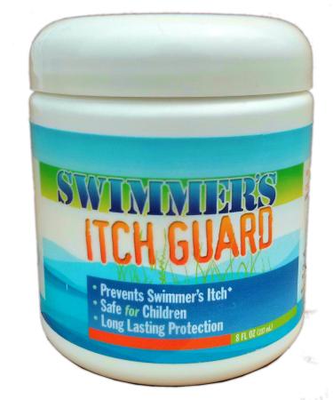 Swimmers Itch Guard Cream - Prevent Swimmers Itch Duck Itch Lake Itch - Repellent 8 oz 1-pack