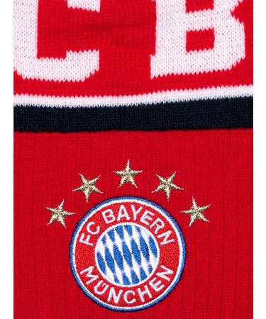 FC Bayern Munich Bobble Hat - One Size Red | Official Merchandise | International Shipping Available - Buy Online on GoSupps.com