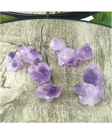 Amethyst Rough Stone 12pcs Natural Raw Amethyst Stone Quartz Purple Crystal Cluster Stones Specimen Home Decor Crafts Decoration Ornament - Buy Online on GoSupps.com
