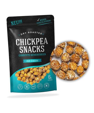 Crispy Roasted Chickpea Snacks - Vegan & Gluten-Free Protein-Rich Treat - 150g Student Feed - Cocos Pack - Buy Online on GoSupps.com