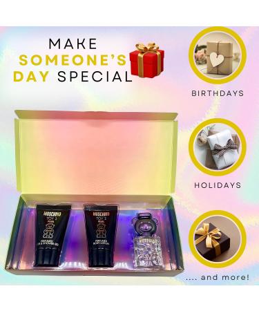MOSCHINO Toy 2 in Pearl Perfume for Women Gift Set Mini Splash Trio 0.17 Fl Oz - Buy Online on GoSupps.com