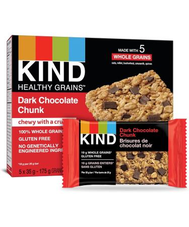 KIND Healthy Grains Bars Dark Chocolate Chunk Gluten Free 40 Count - Buy Online on GoSupps.com