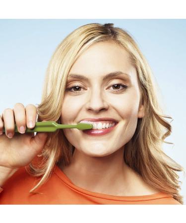 Shop Tep Select Medium Toothbrush - Strong Bristles & Tapered Head for Deep Cleaning - 5 Pack in Assorted Colors - Buy Online on GoSupps.com