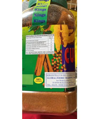 Curry en poudre Grillage 900 g - Buy Online on GoSupps.com