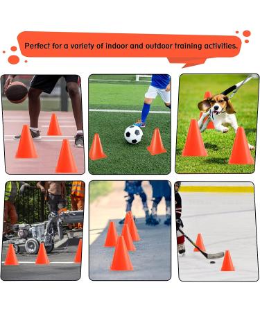 Ptaedex 7 Orange Cones - Set of 12 for Sports Training & Construction Themed Parties - Buy Online on GoSupps.com