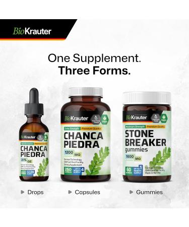 Chanca Piedra Tincture - Natural Kidney & Gallbladder Support - Vegan Alcohol & Sugar Free 2 Fl Oz - Buy Online on GoSupps.com
