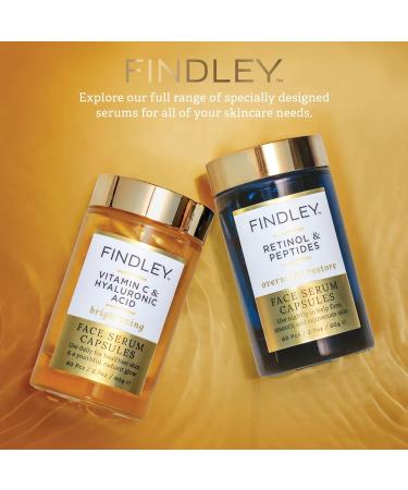 Findley Brightening Face Serum with Vitamin C & Hyaluronic Acid | Hydrating & Radiance Boosting | Improves Skin s Appearance (60 pcs 2.7oz) - Buy Online on GoSupps.com