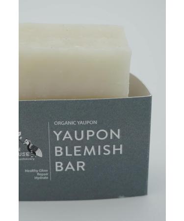 Yaupon Acne-Blemish Organic Bar Soap - 100% Natural Face & Body Cleanser for Sensitive Skin | Soothing Essential Oils for Men & Women - Buy Online on GoSupps.com