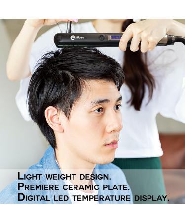308 Flat Iron - Green Ceramic Hair Straightener & Curler - LED Temp Display Rapid Heat Lightweight Design - Perfect for Men & Women - Buy Online on GoSupps.com
