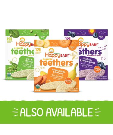 Happy Baby Organics Snackers Baked Grain Snack Veggie Variety Pack - 1.5oz (Pack of 6) - Buy Online on GoSupps.com